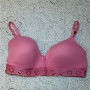 Valentines Bra PINK Victoria’s Secret NWT Heart Bra 38C